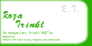 roza trinkl business card